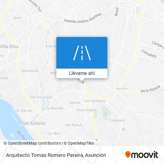 Mapa de Arquitecto Tomás Romero Pereira