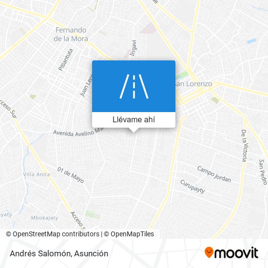 Mapa de Andrés Salomón