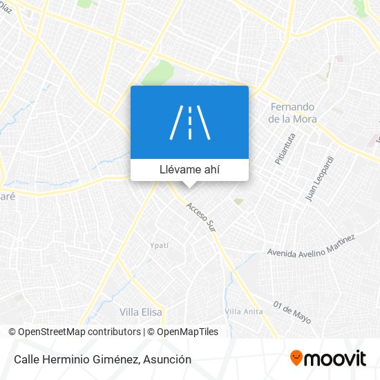 Mapa de Calle Herminio Giménez