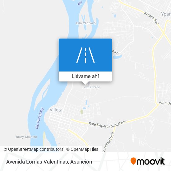 Mapa de Avenida Lomas Valentinas