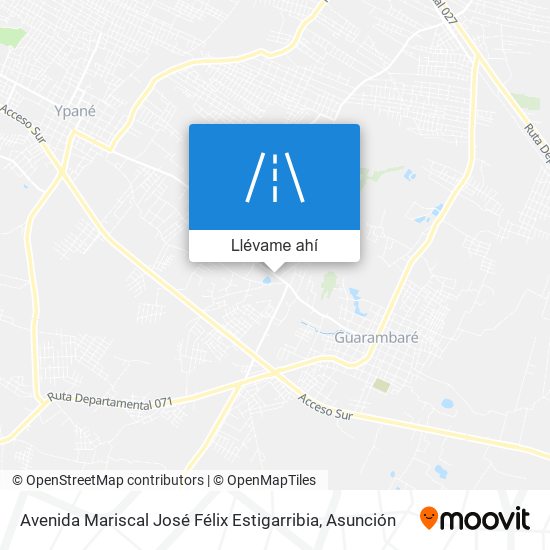 Mapa de Avenida Mariscal José Félix Estigarribia