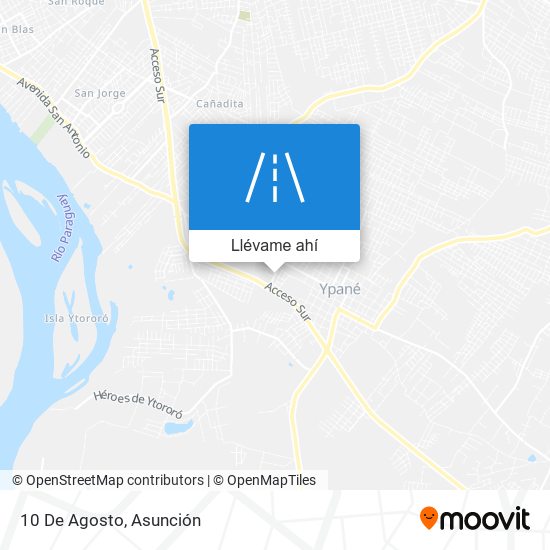 Mapa de 10 De Agosto