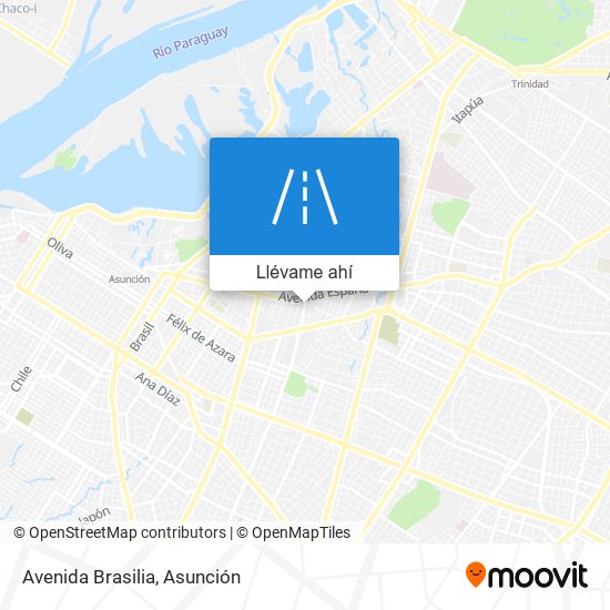 Mapa de Avenida Brasilia