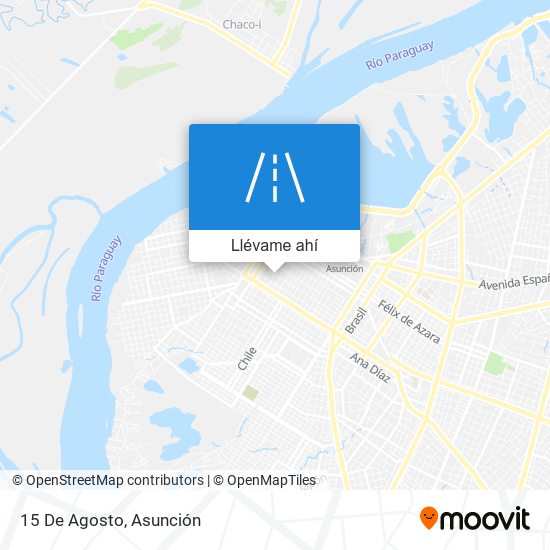 Mapa de 15 De Agosto