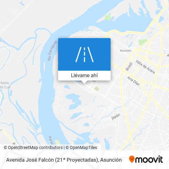 Mapa de Avenida José Falcón (21ª Proyectadas)