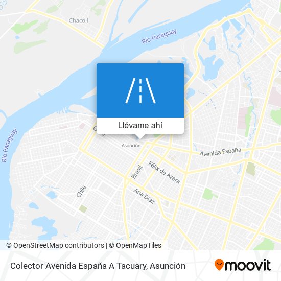 Mapa de Colector Avenida España A Tacuary