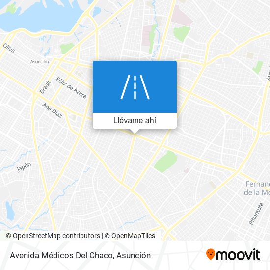 Mapa de Avenida Médicos Del Chaco