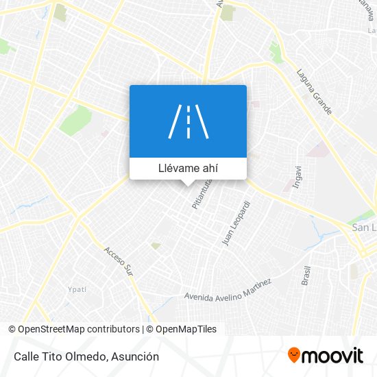Mapa de Calle Tito Olmedo