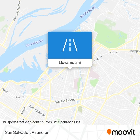 Mapa de San Salvador