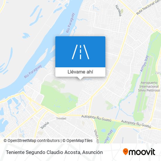 Mapa de Teniente Segundo Claudio Acosta