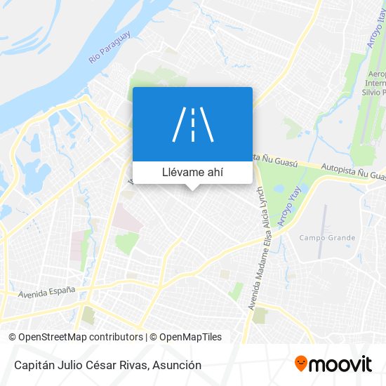 Mapa de Capitán Julio César Rivas