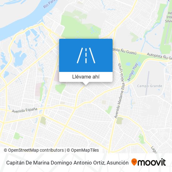Mapa de Capitán De Marina Domingo Antonio Ortiz