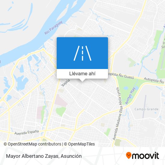 Mapa de Mayor Albertano Zayas