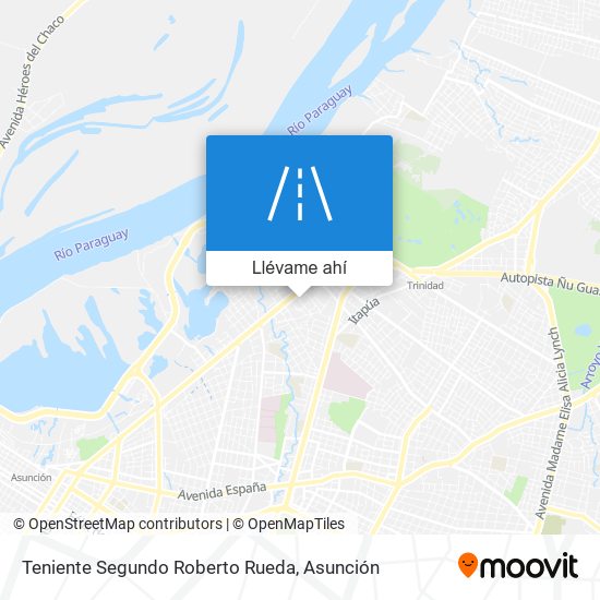 Mapa de Teniente Segundo Roberto Rueda