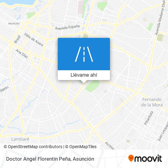 Mapa de Doctor Angel Florentín Peña