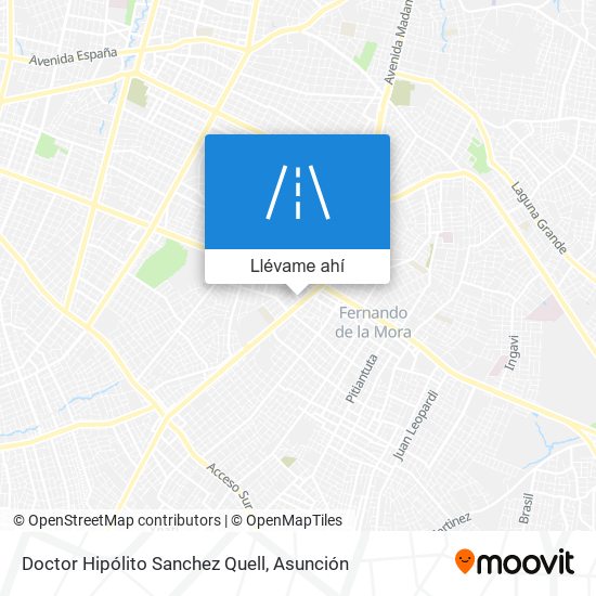 Mapa de Doctor Hipólito Sanchez Quell