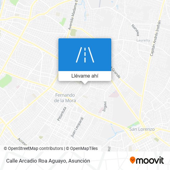 Mapa de Calle Arcadio Roa Aguayo