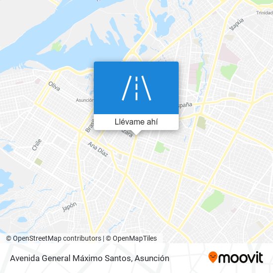 Mapa de Avenida General Máximo Santos