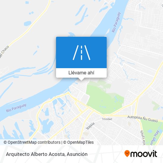 Mapa de Arquitecto Alberto Acosta