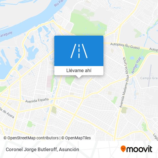 Mapa de Coronel Jorge Butleroff