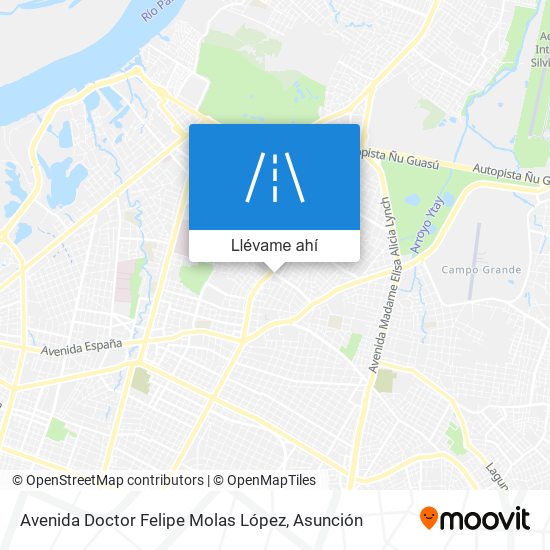 Mapa de Avenida Doctor Felipe Molas López