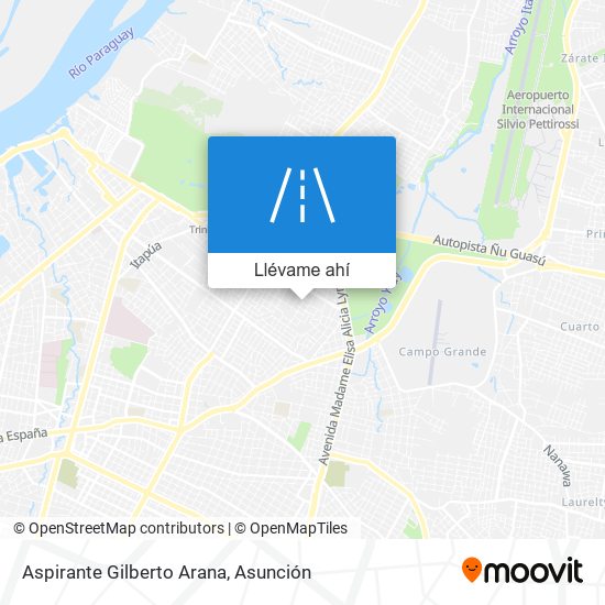 Mapa de Aspirante Gilberto Arana