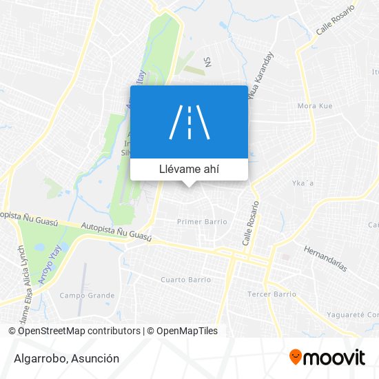 Mapa de Algarrobo