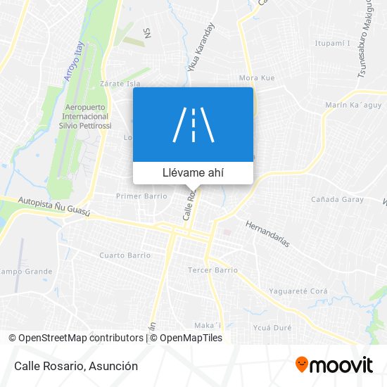 Mapa de Calle Rosario