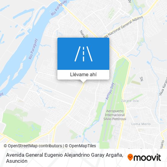 Mapa de Avenida General Eugenio Alejandrino Garay Argaña