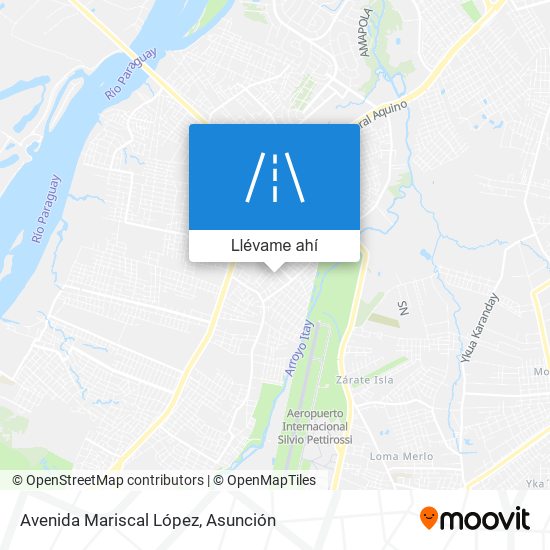 Mapa de Avenida Mariscal López