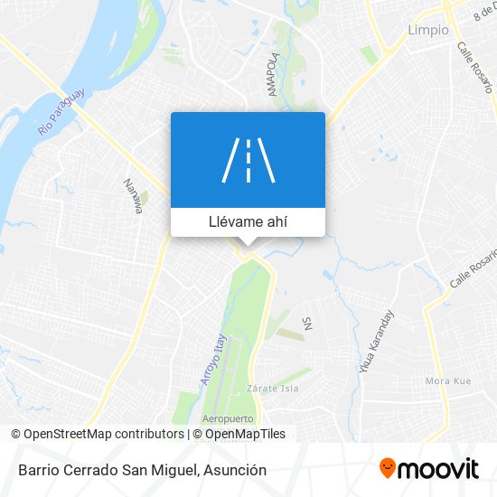 Mapa de Barrio Cerrado San Miguel