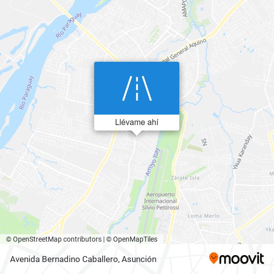 Mapa de Avenida Bernadino Caballero