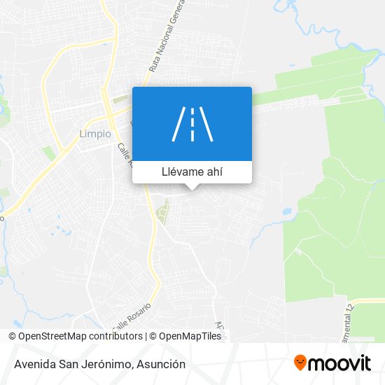 Mapa de Avenida San Jerónimo