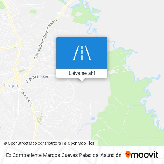 Mapa de Ex Combatiente Marcos Cuevas Palacios