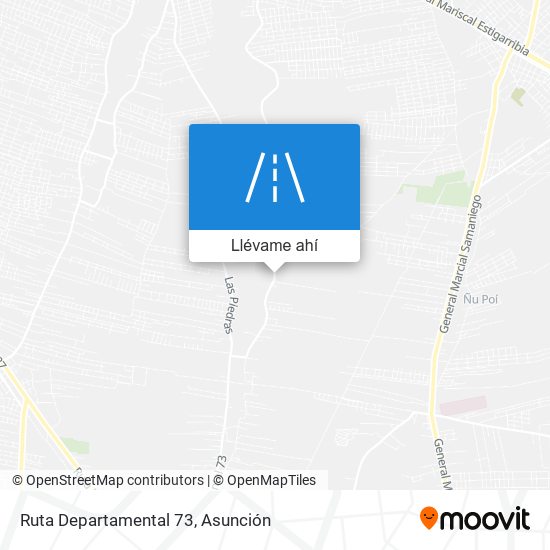 Mapa de Ruta Departamental 73