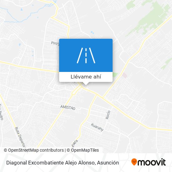 Mapa de Diagonal Excombatiente Alejo Alonso