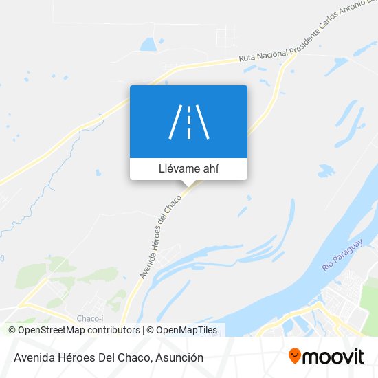 Mapa de Avenida Héroes Del Chaco