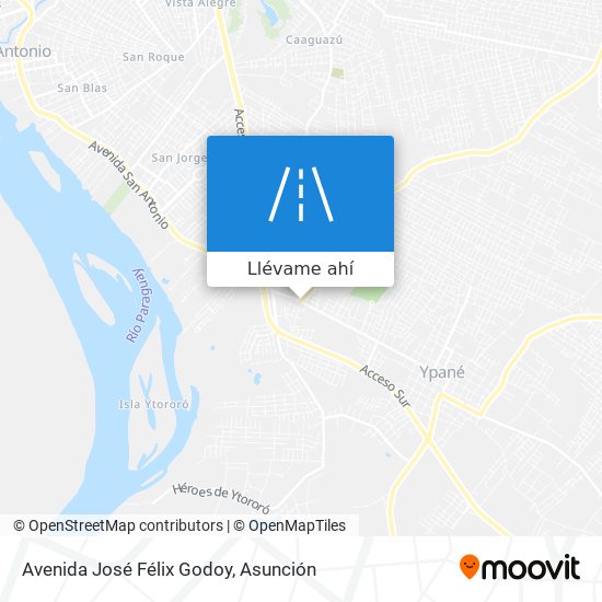Mapa de Avenida José Félix Godoy
