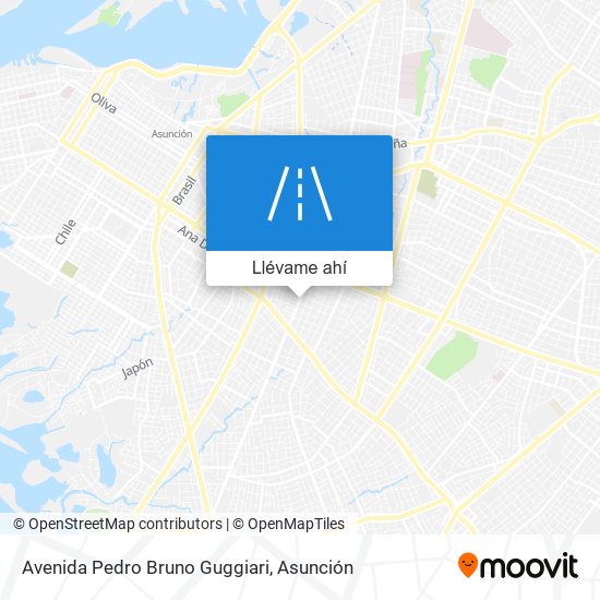 Mapa de Avenida Pedro Bruno Guggiari