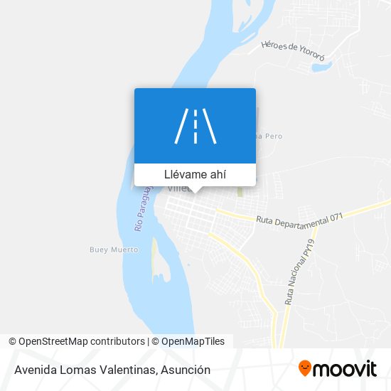 Mapa de Avenida Lomas Valentinas