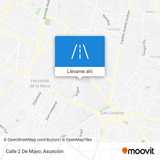 Mapa de Calle 2 De Mayo