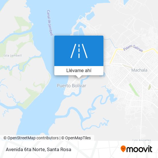 Mapa de Avenida 6ta Norte