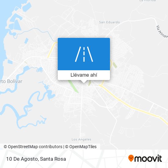 Mapa de 10 De Agosto