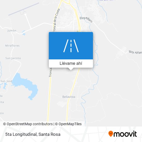 Mapa de 5ta Longitudinal