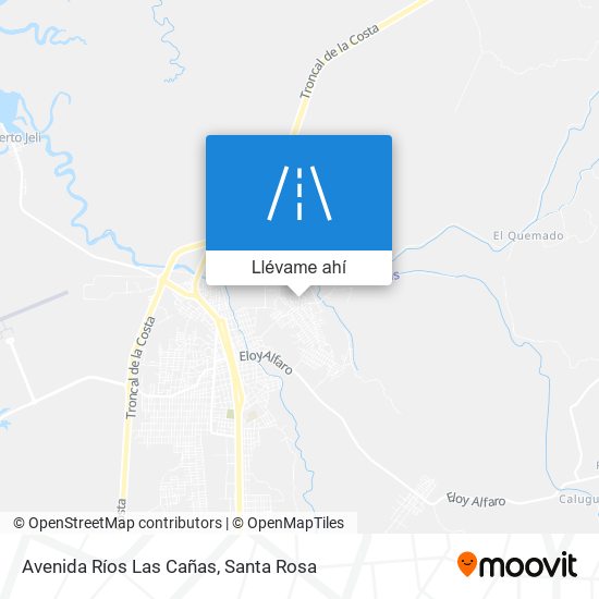 Mapa de Avenida Ríos Las Cañas