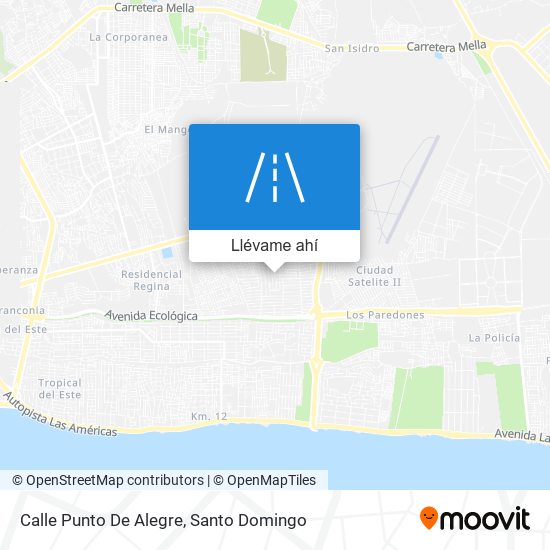 Mapa de Calle Punto De Alegre