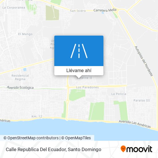 Mapa de Calle Republica Del Ecuador
