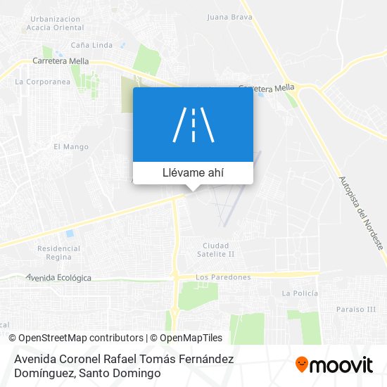 Mapa de Avenida Coronel Rafael Tomás Fernández Domínguez