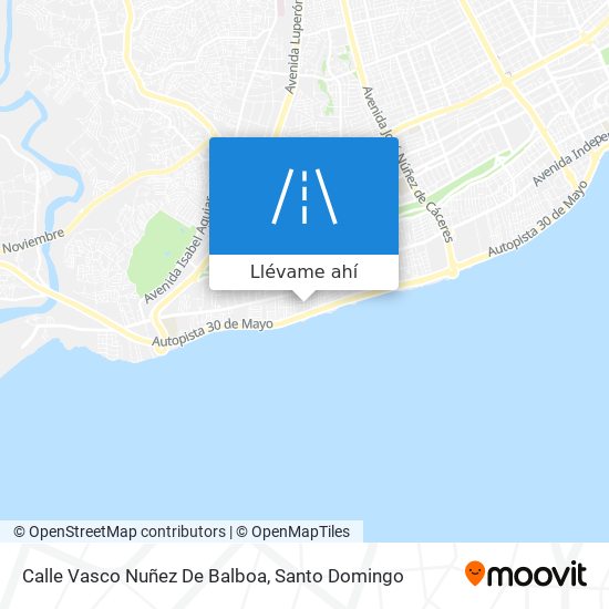 Mapa de Calle Vasco Nuñez De Balboa
