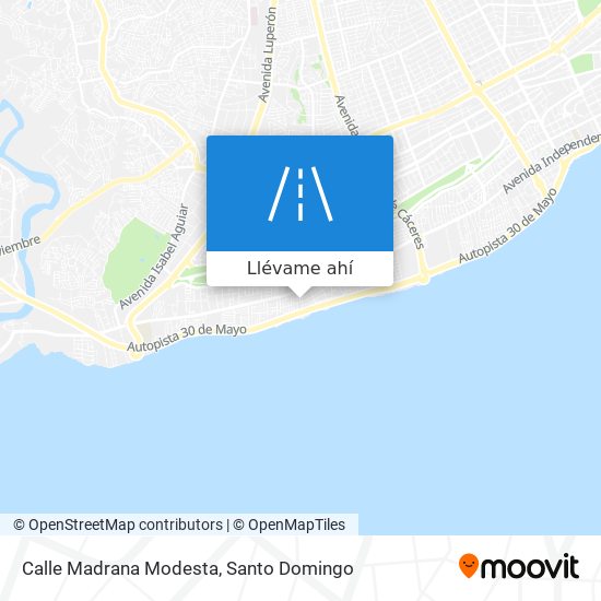 Mapa de Calle Madrana Modesta